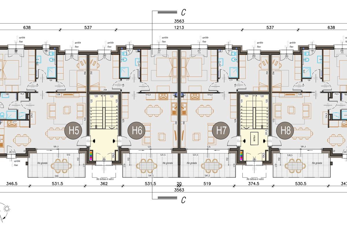 ALSERIO NUOVO TRILOCALE CON TERRAZZO
