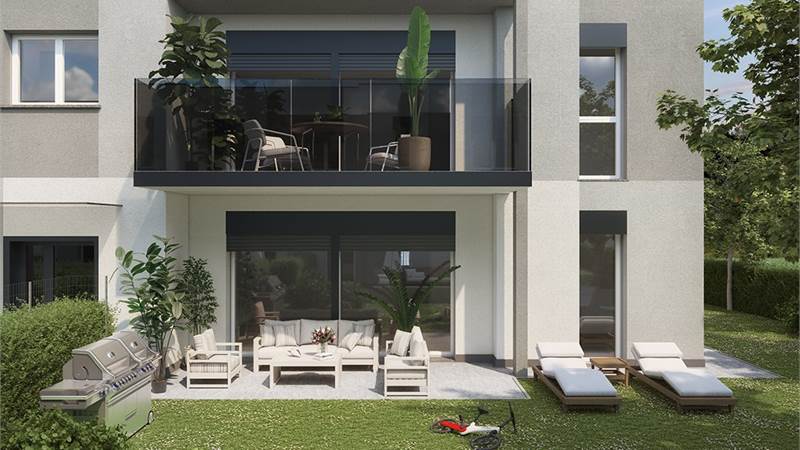 ALSERIO NUOVO TRILOCALE CON GIARDINO