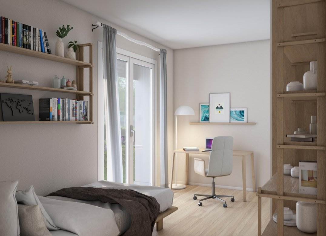 ALSERIO NUOVO TRILOCALE CON GIARDINO