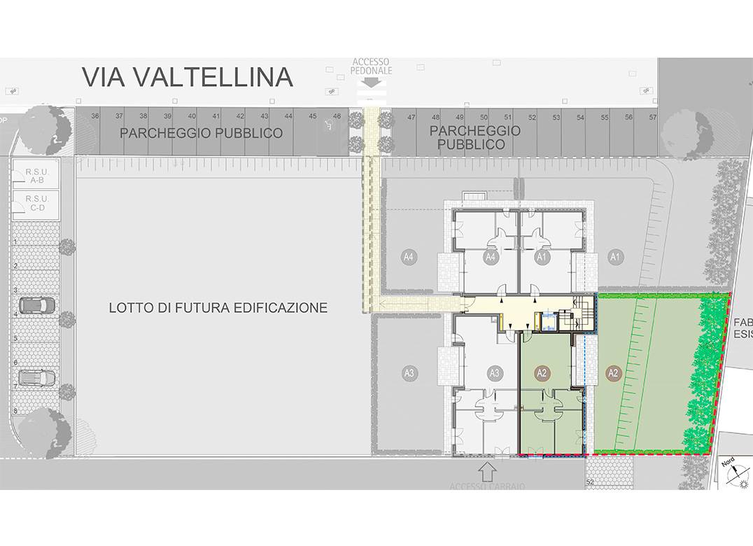 VILLA GUARIA NUOVO TRILOCALE CON GIARDINO