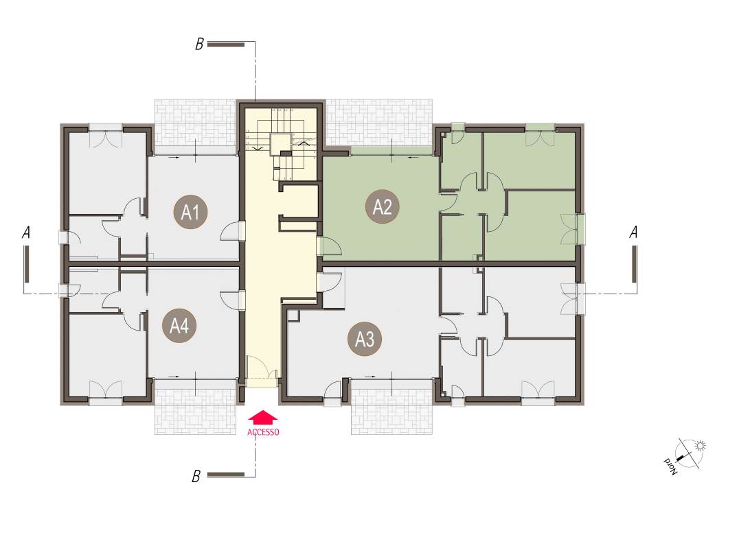 VILLA GUARIA NUOVO TRILOCALE CON GIARDINO