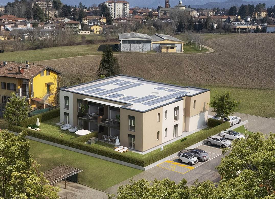 OLGIATE COMASCO NUOVO TRILOCALE CON TERRAZZO E BOX DOPPIO