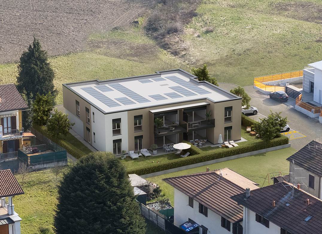 OLGIATE COMASCO NUOVO TRILOCALE CON TERRAZZO E BOX DOPPIO