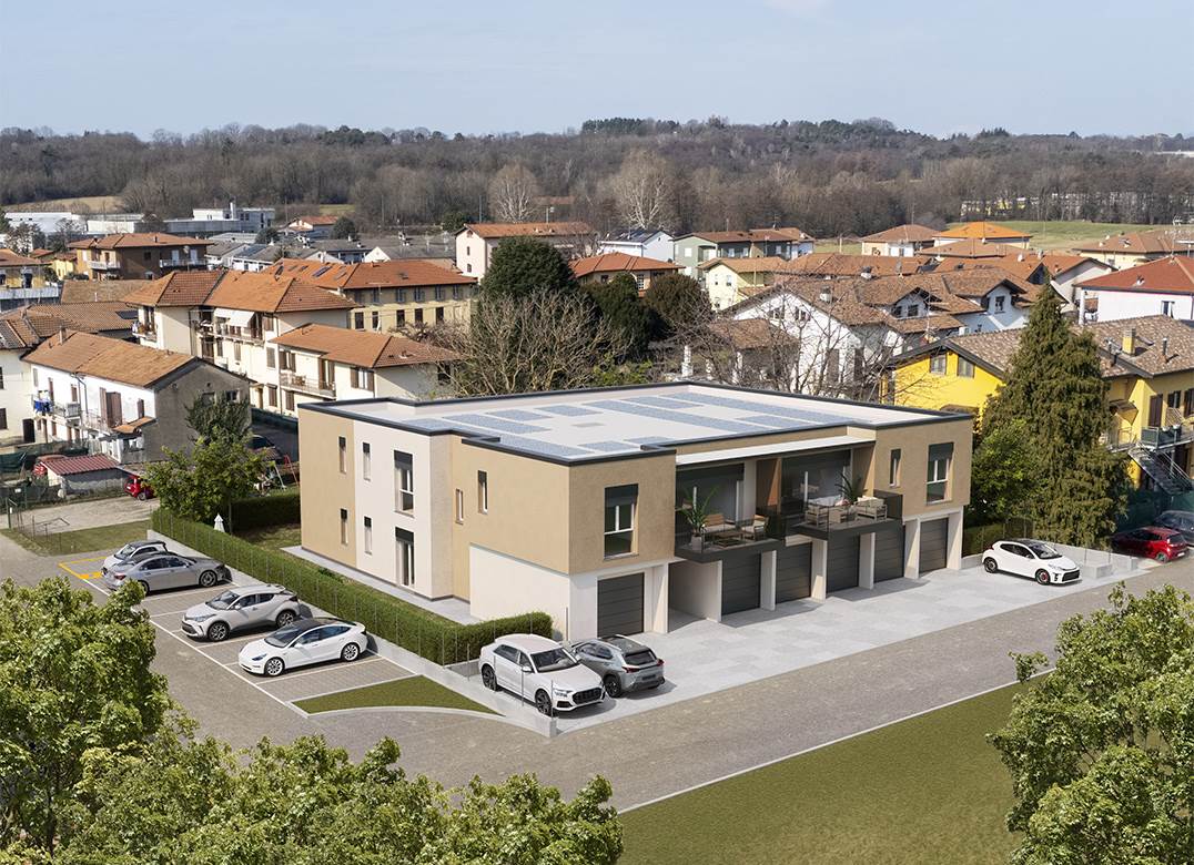 OLGIATE COMASCO NUOVO TRILOCALE CON TERRAZZO E BOX DOPPIO