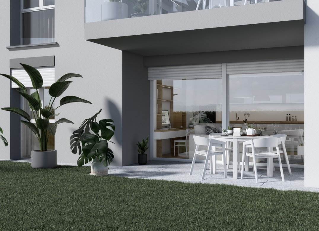 BIZZARONE NUOVO QUADRILOCALE CON GIARDINO E BOX DOPPIO