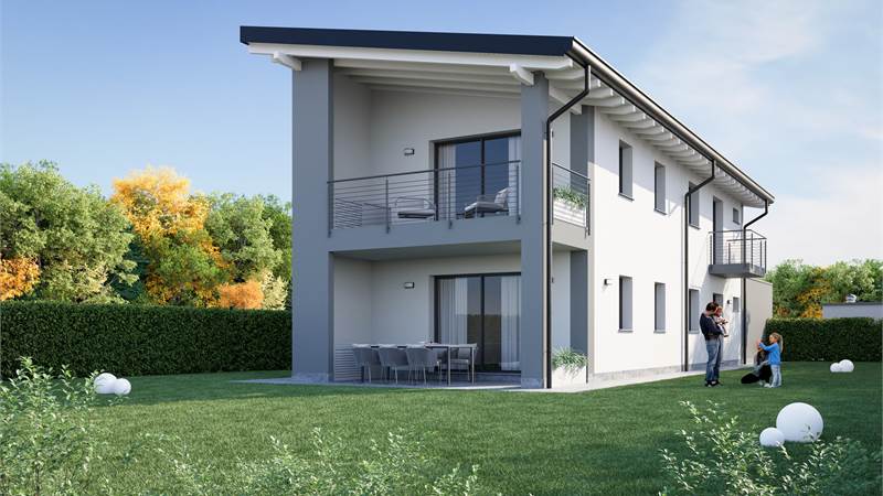 Cantù appartamento in villa al piano primo con terrazzo