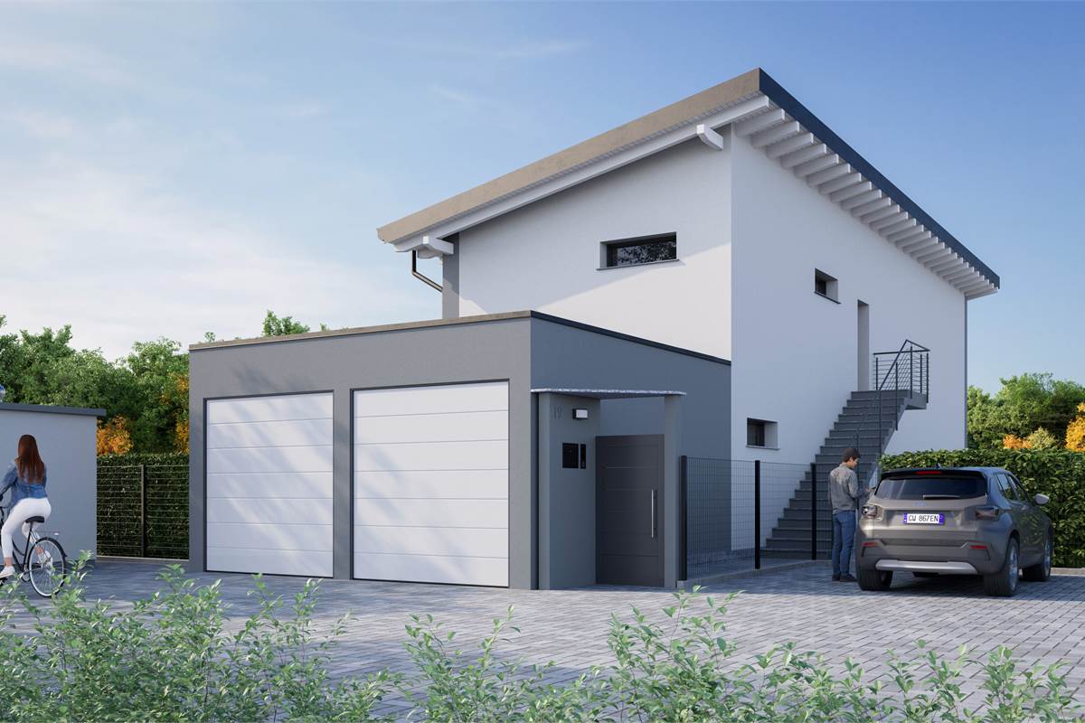 Cantù appartamento in villa al piano primo con terrazzo