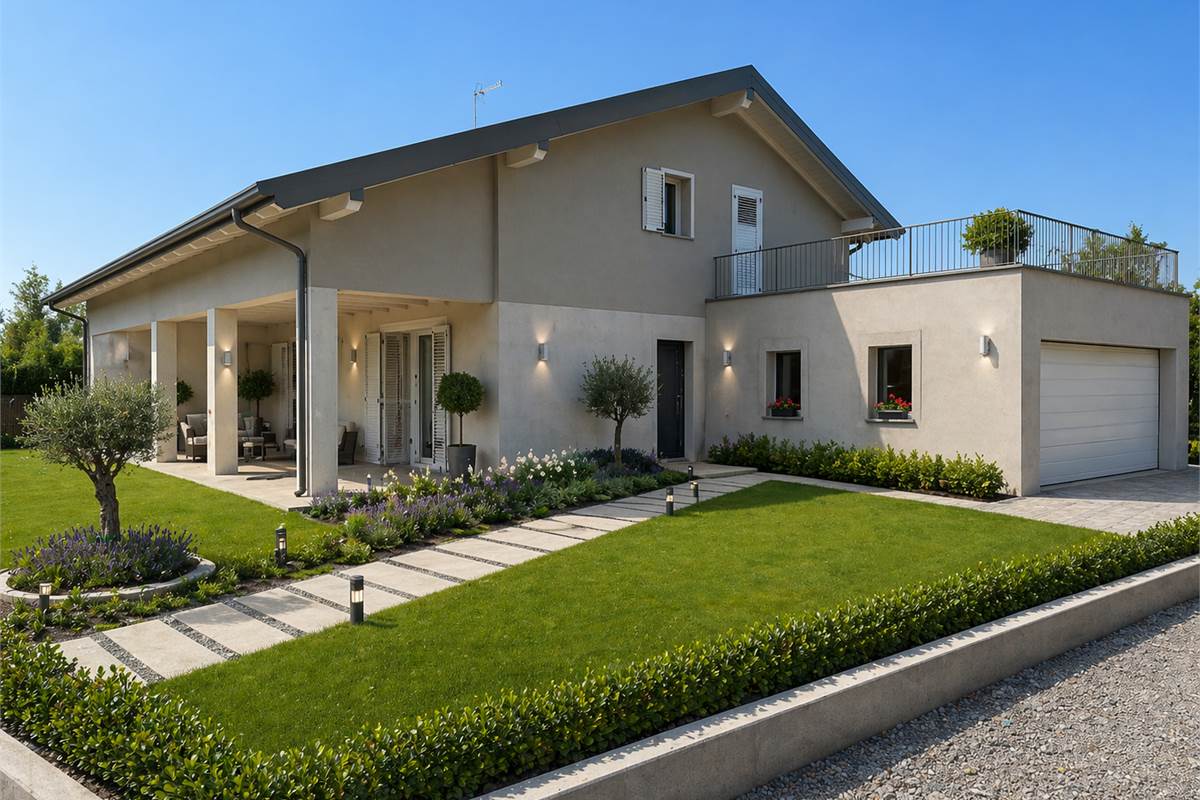 BREGNANO Nuova Villa Bifamiliare in Contesto Verde e Residenziale