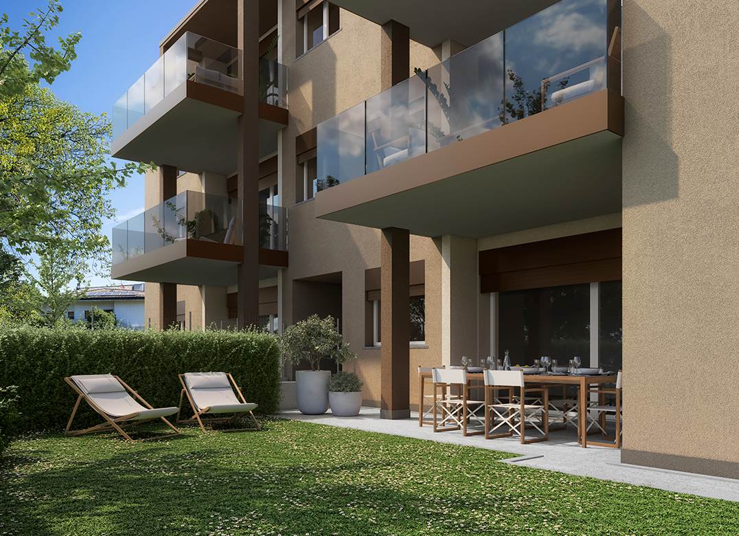 ERBA NUOVO BILOCALE CON GIARDINO