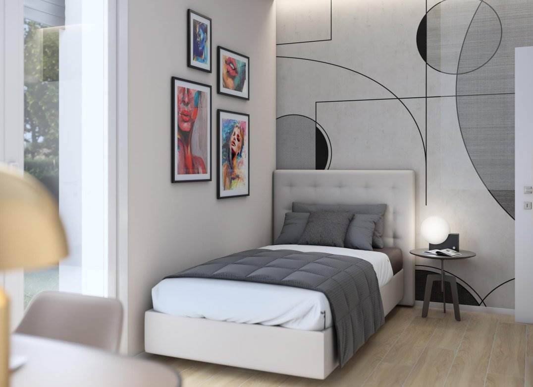 BEREGAZZO CON FIGLIARO NUOVO TRILOCALE CON TERRAZZO