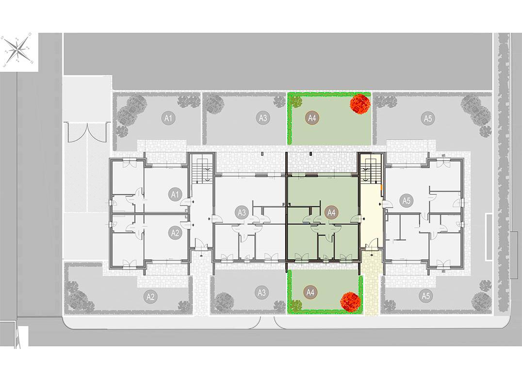 GUANZATE NUOVO TRILOCALE CON GIARDINO E BOX DOPPIO