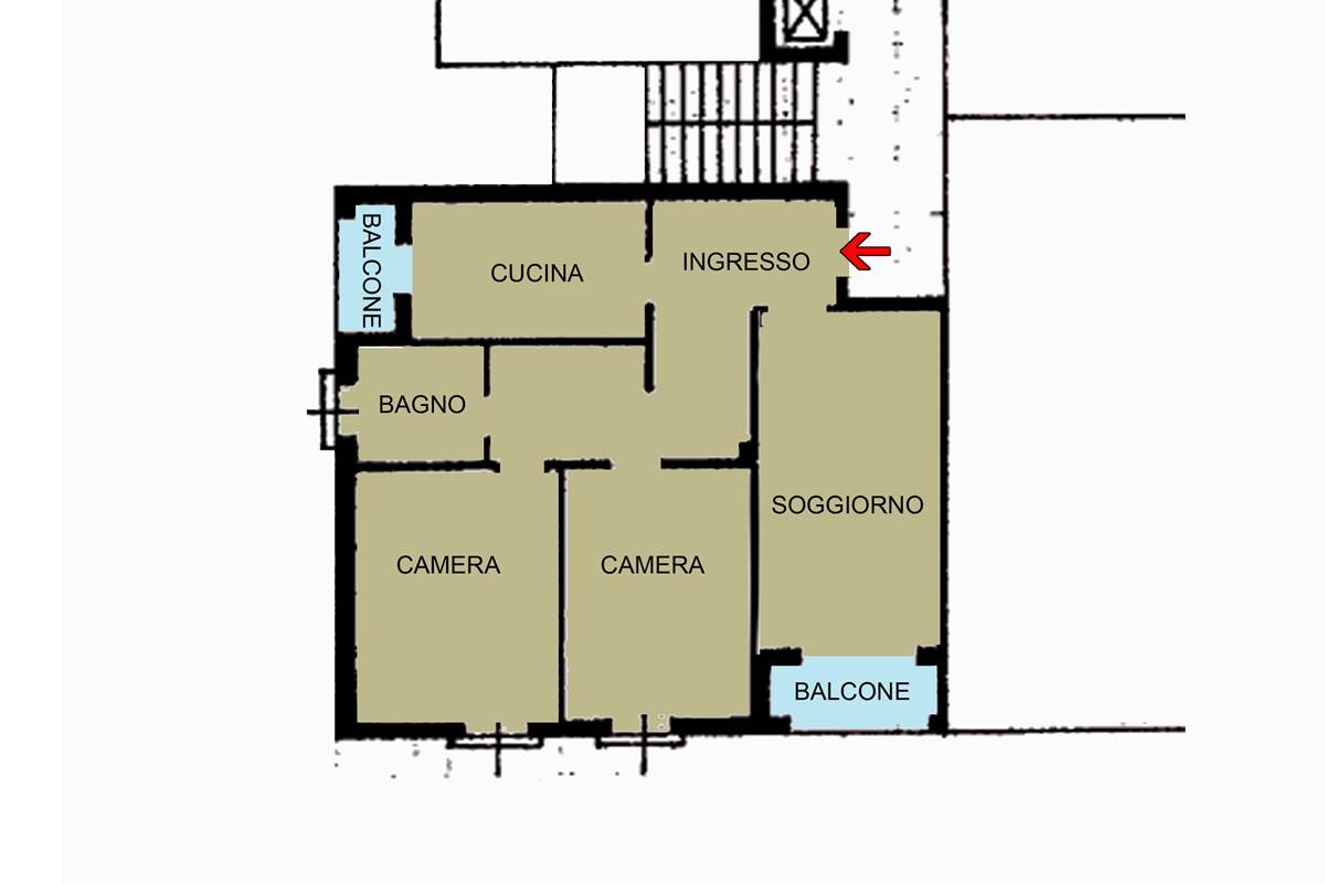 Como Borghi Vendesi Luminoso Trilocale Piano Alto