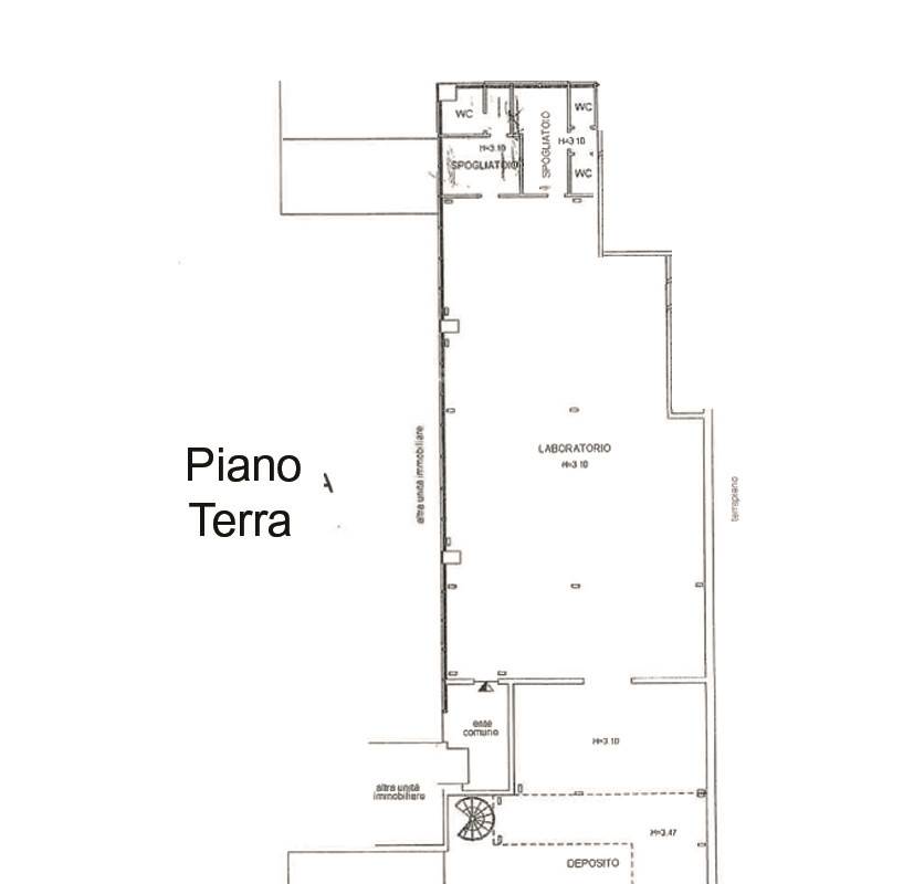 Laboratorio con accesso carraio