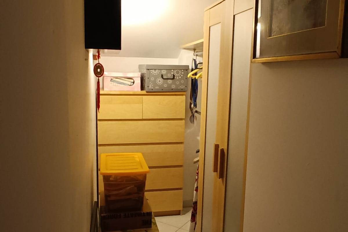 cabina armadio camera sottotetto