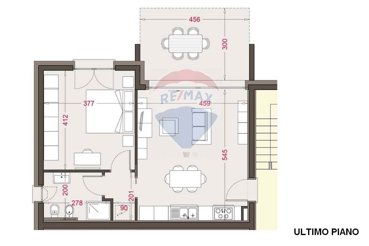 NUOVO DUE LOCALI CON TERRAZZO 