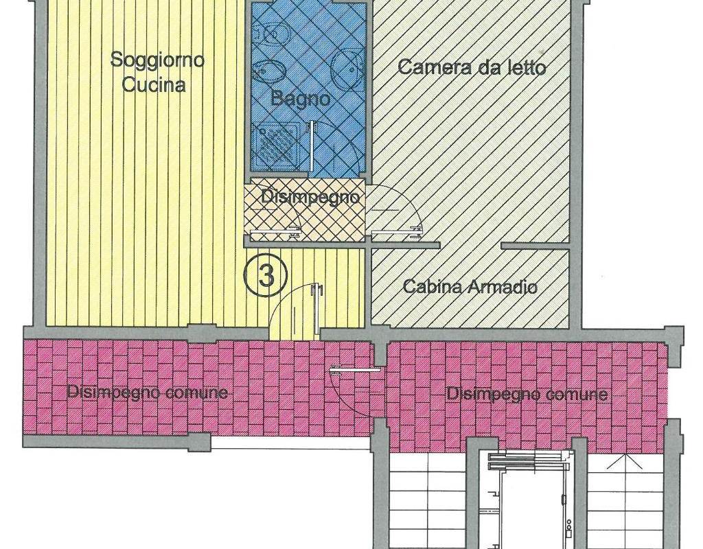 BILOCALE PIU' SERVIZI CON POSTO AUTO COPERTO