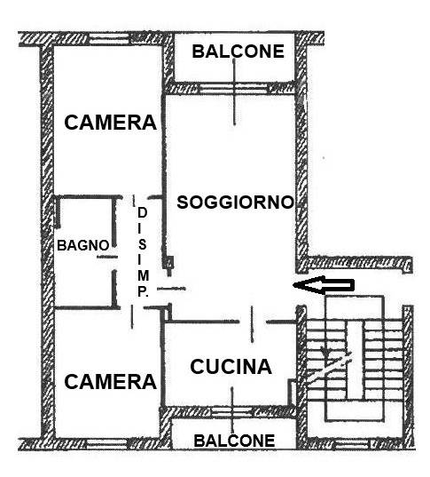 TRILOCALE PIU' SERVIZI CON BOX DOPPIO