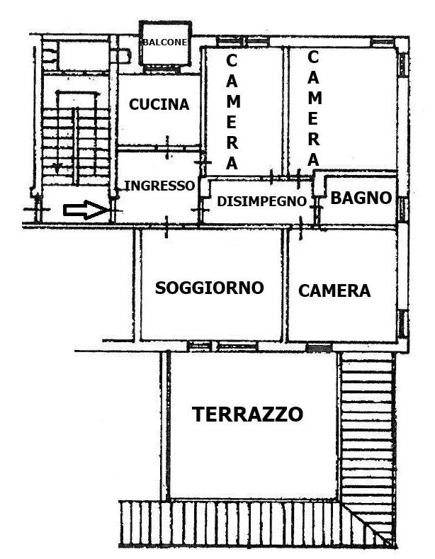 QUADRILOCALE PIU' SERVIZI E BOX DOPPIO