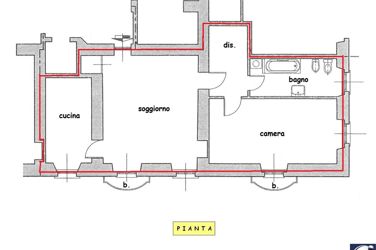 Rif. 2019 - Merone/2 locali