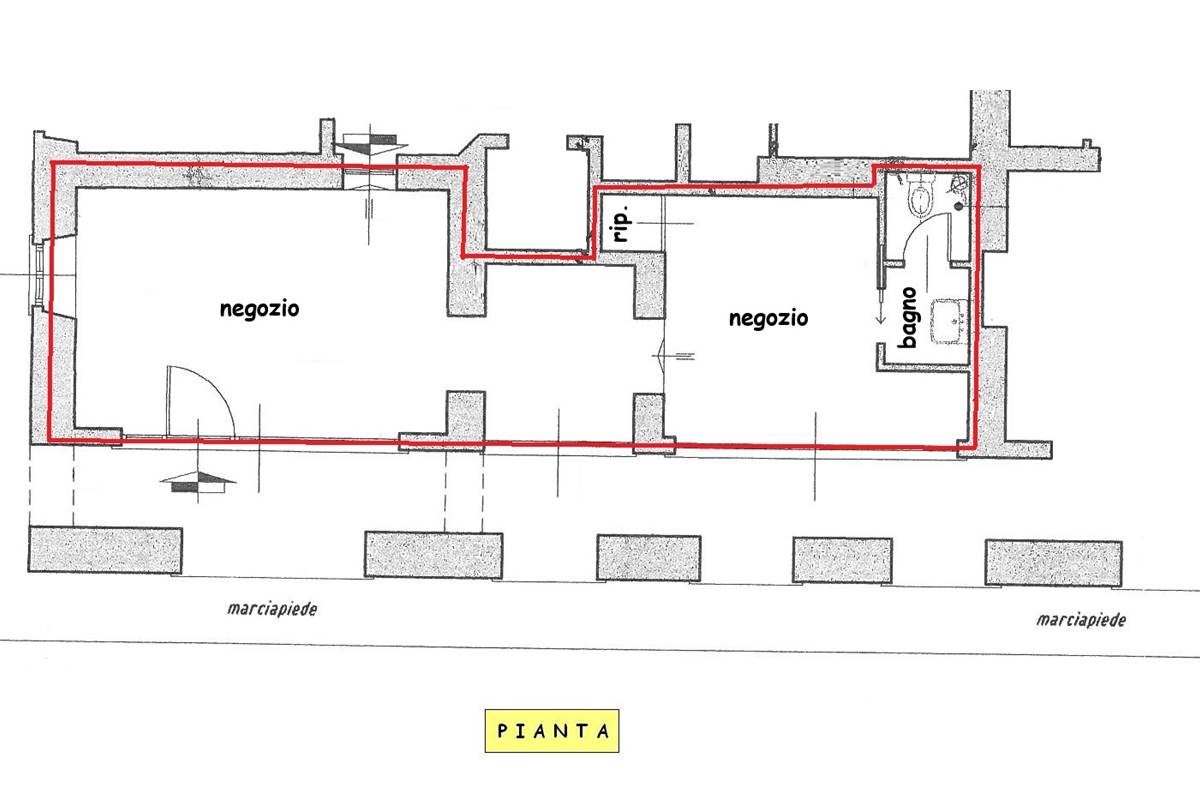 Rif. 9040 - Merone/Negozio