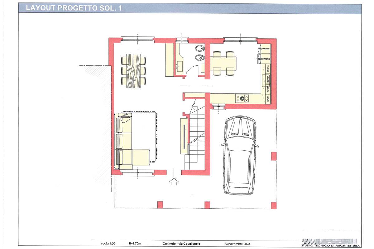progetto zona giorno