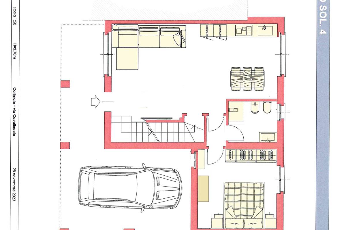 Libera villa a schiera con ingresso indipendente 