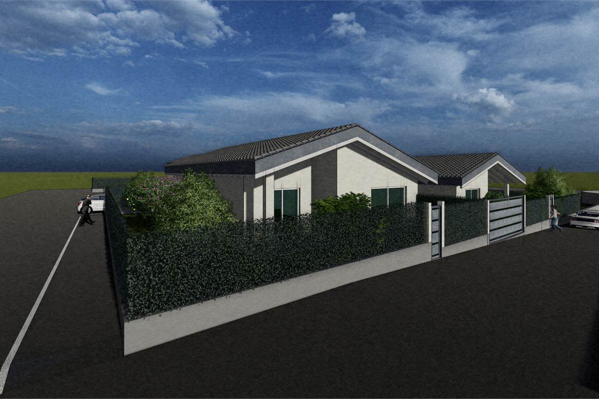 Nuova villa tutta sul piano