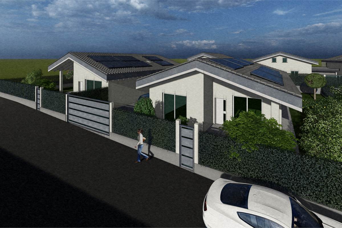 Nuova villa tutta sul piano