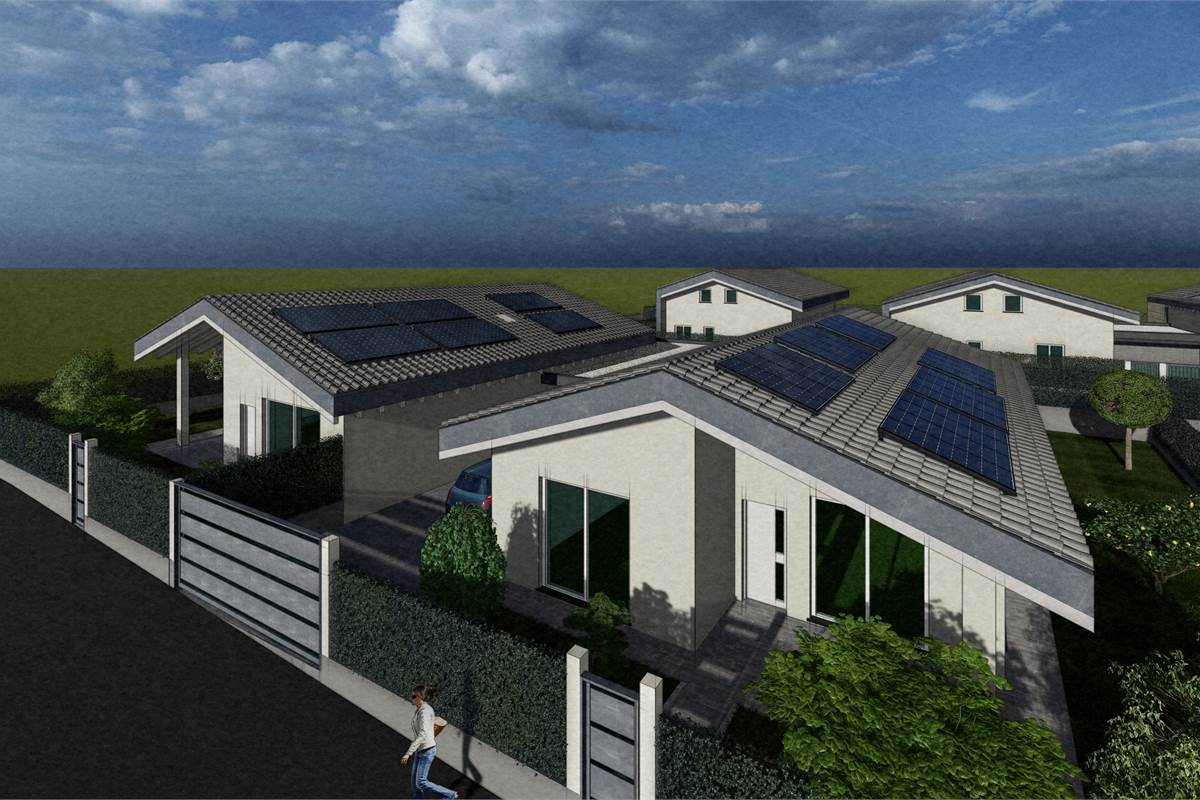 Nuova villa tutta sul piano