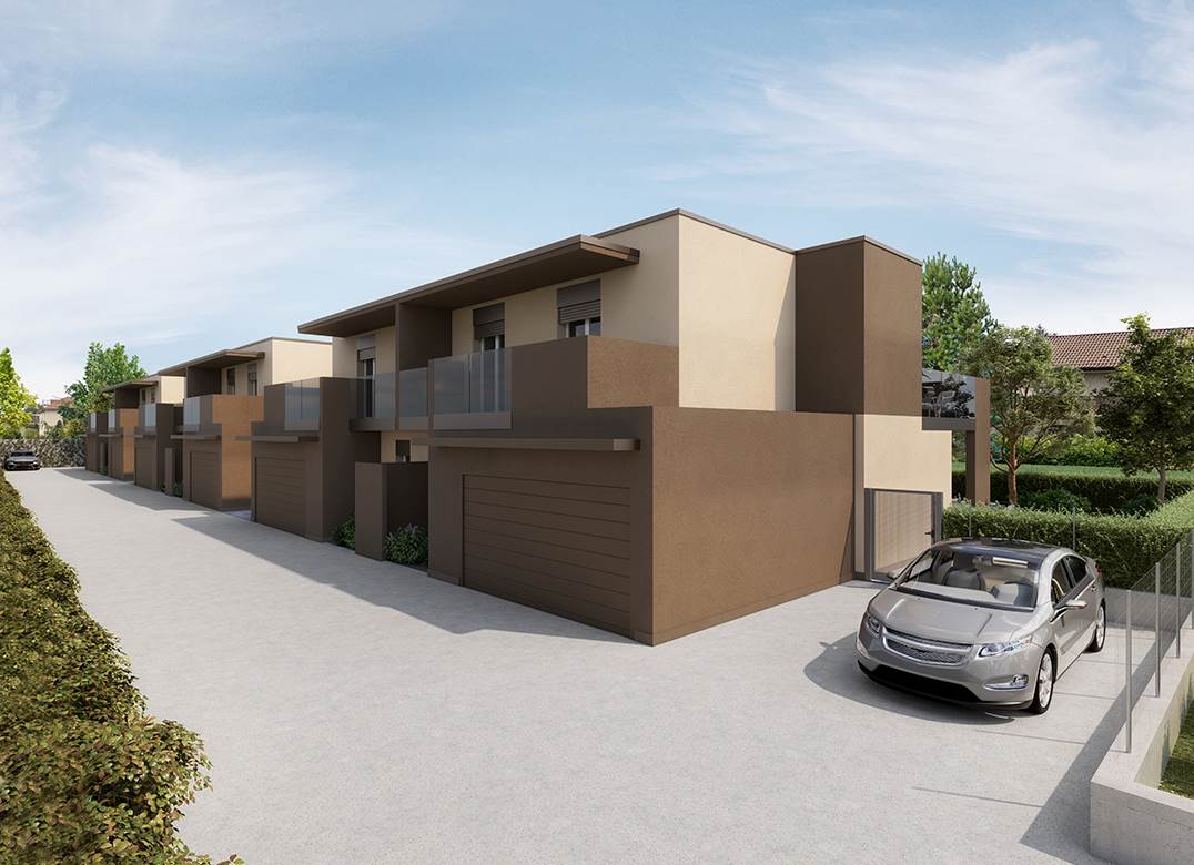 Moderna Villa Bifamiliare con Giardino Privato