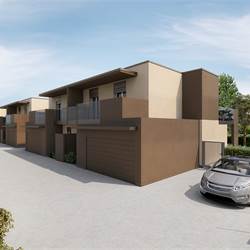 Moderna Villa Bifamiliare con Giardino Privato