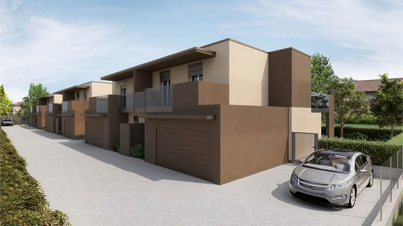 Moderna Villa Bifamiliare con Giardino Privato