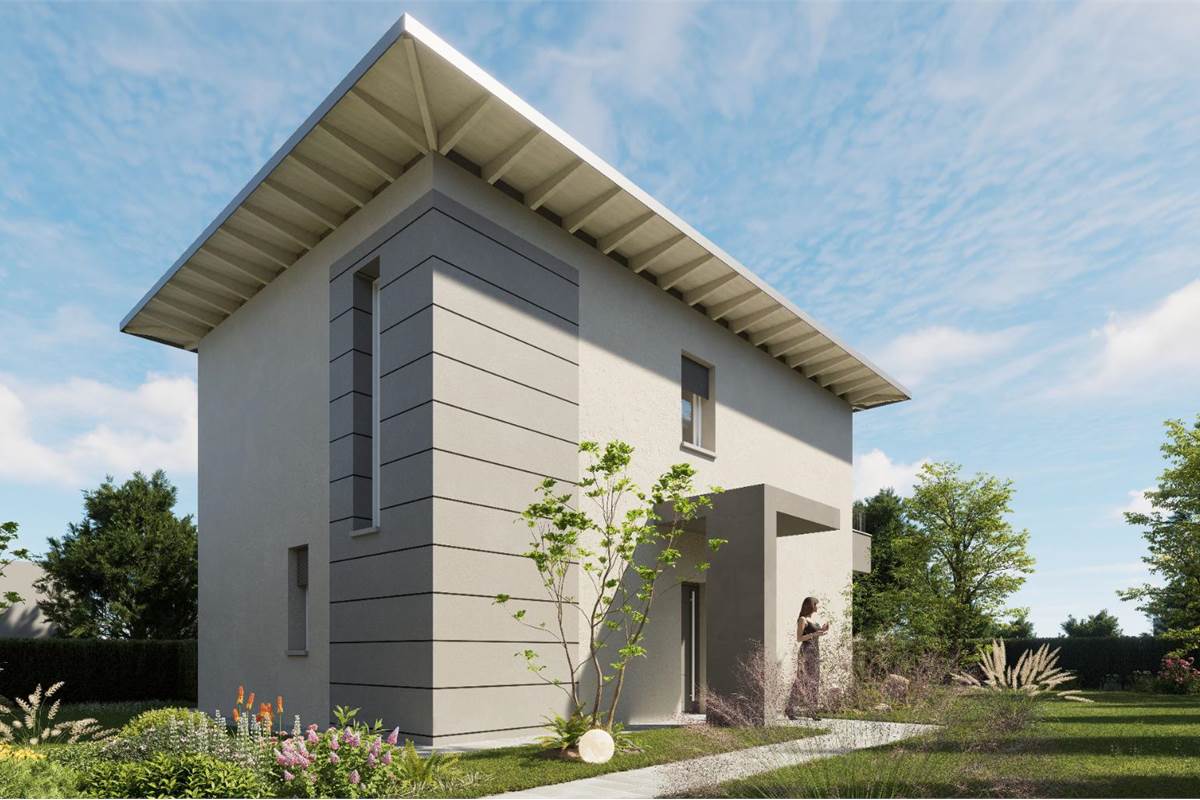 nuova villa singola con giardino taverna e doppio box