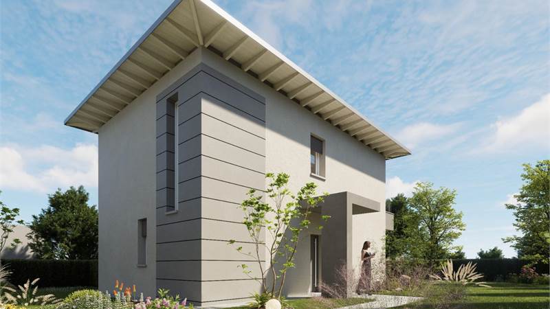 nuova villa singola con giardino taverna e doppio box