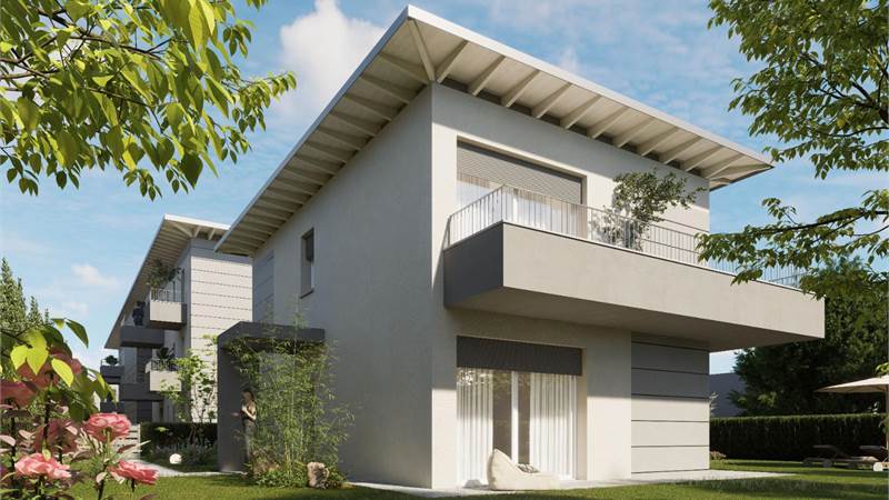 nuova villa singola con giardino taverna e doppio box