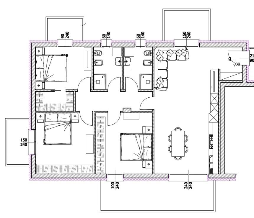 nuova palazzina poche unità