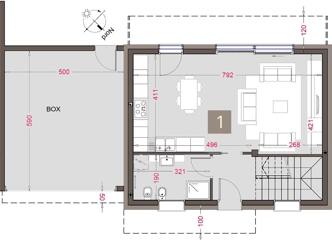 Villa Unifamiliare con ampio giardino e box doppio
