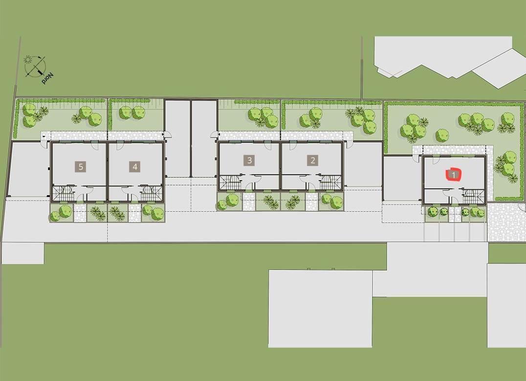 Villa Unifamiliare con ampio giardino e box doppio