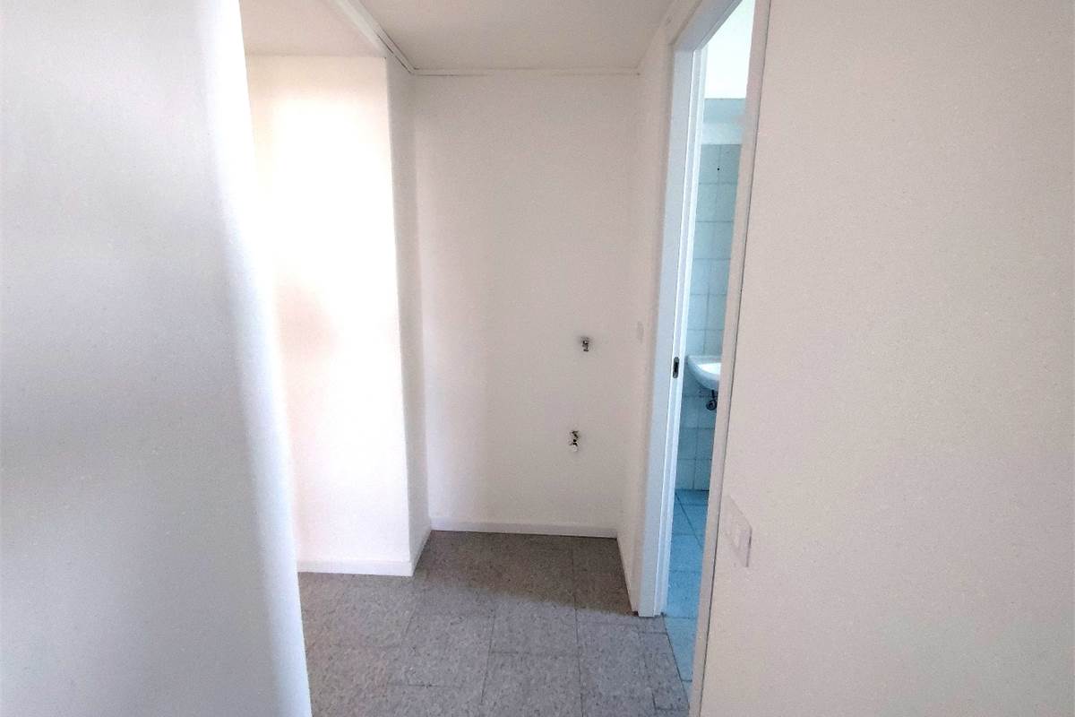 Ampio trilocale con giardino 