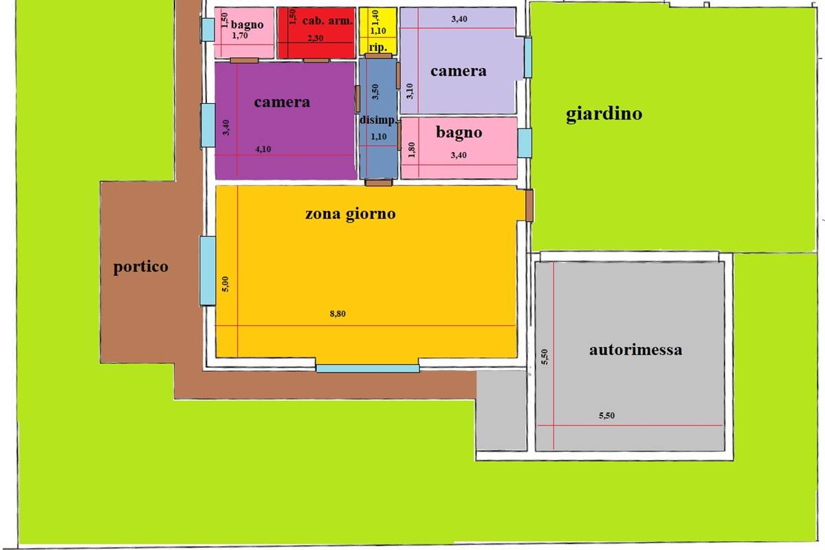 Porzione Villa In Vendita a Senna Comasco