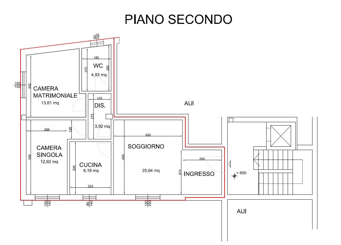 Trilocale con mansarda e autorimessa doppia