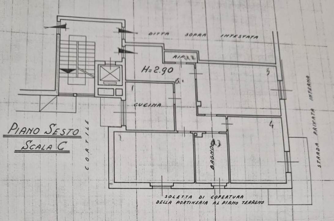 Trilocale a Saronno con grande terrazzo