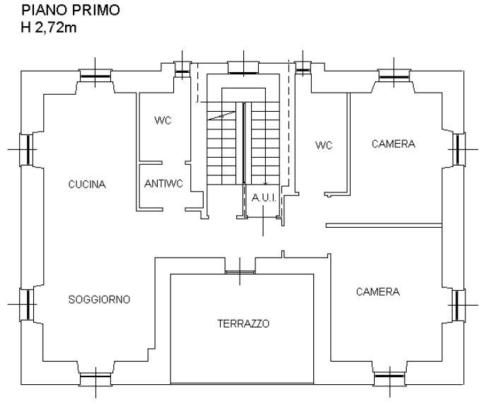 Signorile quadrilocale ARREDATO con box doppio