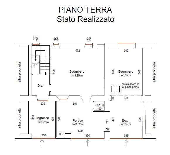 Porzione di casa a Cirimido