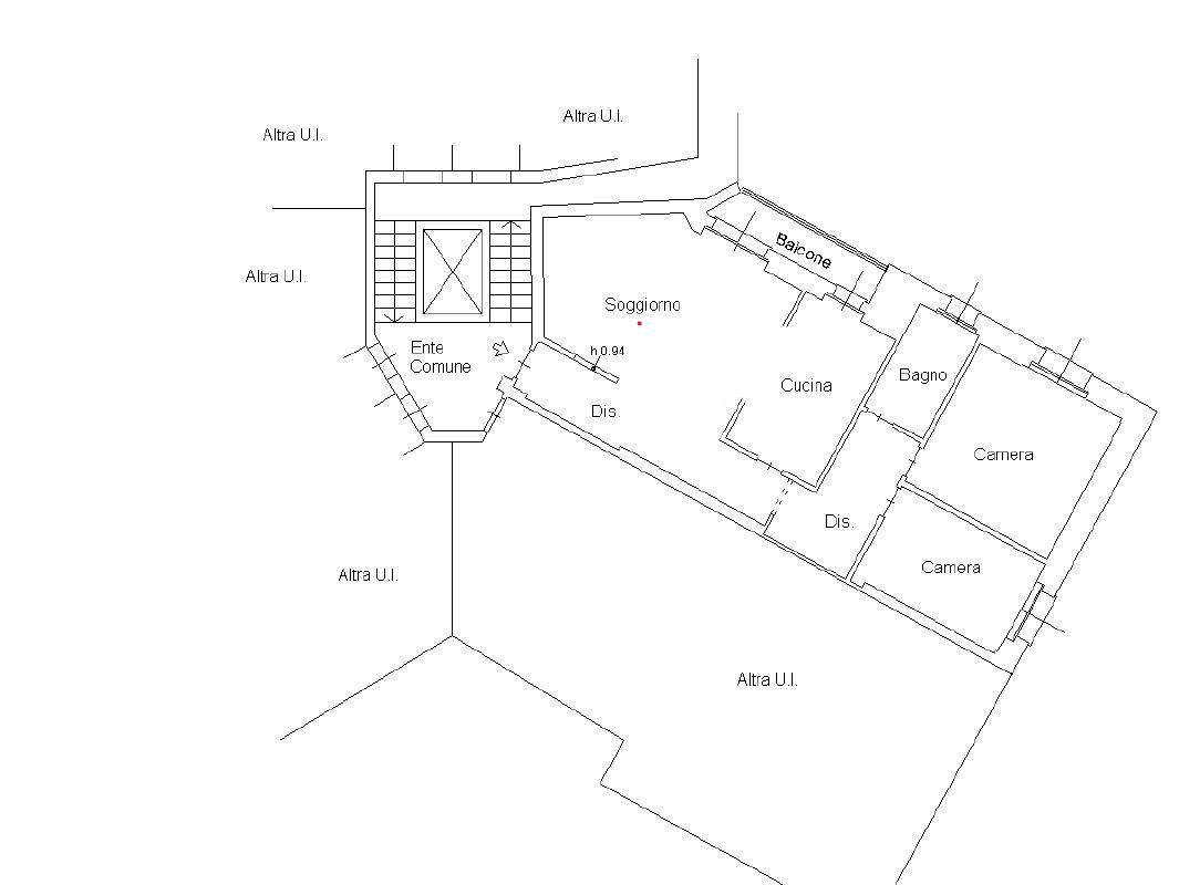 Trilocale a Cadorago con autorimessa e sottotetto