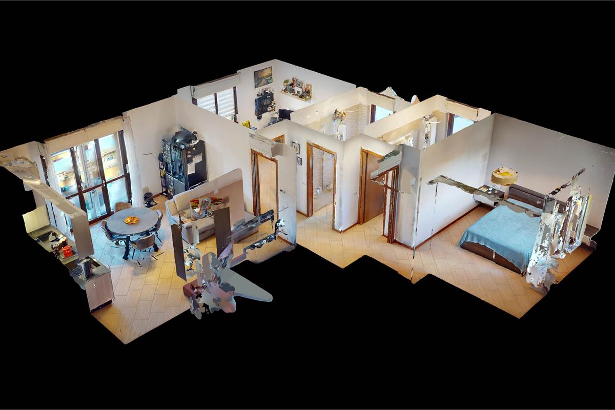 Trilocale luminoso con autorimessa doppia a Bregnano