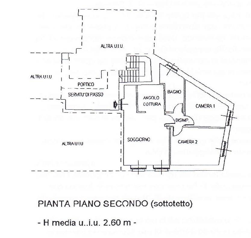 Trilocale mansardato a Cirimido