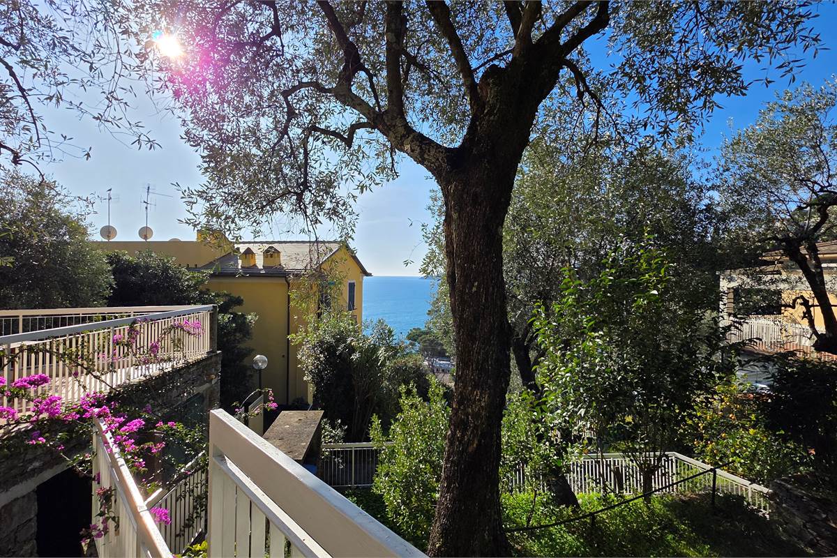 Trilocale con spettacolare vista mare a Zoagli