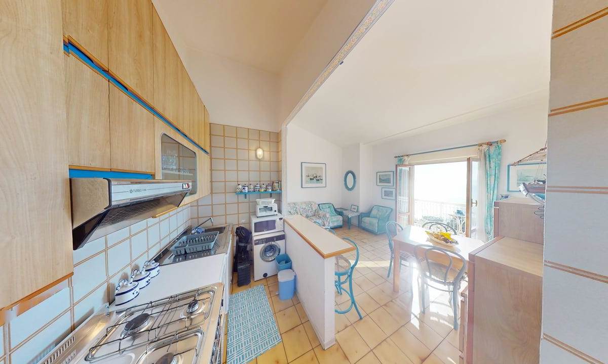 Trilocale con spettacolare vista mare a Zoagli