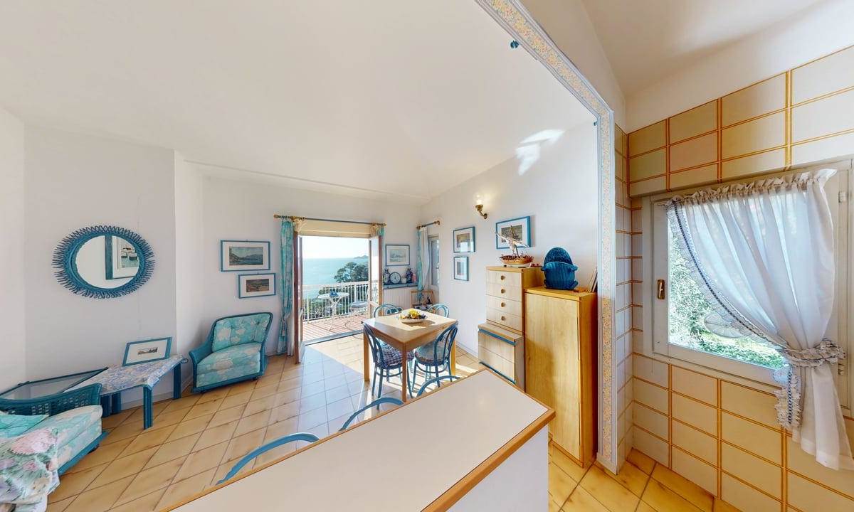 Trilocale con spettacolare vista mare a Zoagli